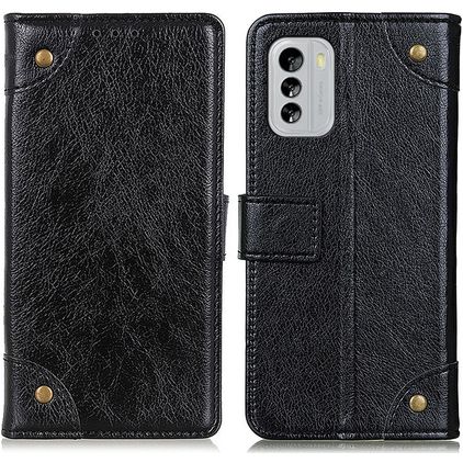 Mobigear Ranch Nokia G60 5G Hoesje Bookcase Portemonnee - Zwart