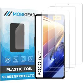 Mobigear POCO F4 GT Screenprotector Folie - Case Friendly (3-Pack)