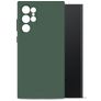 Mobilize Rubber Gelly Samsung Galaxy S24 Ultra Hoesje Flexibel TPU Backcover - Matt Green