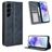 Mobigear Sensation Samsung Galaxy A35 Hoesje Bookcase Portemonnee - Blauw