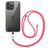 Mobigear Nylon Lanyard Universeel Telefoonkoord Verstelbaar - Roze