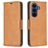 Mobigear Excellent Samsung Galaxy A37 Hoesje Bookcase Portemonnee - Cognac