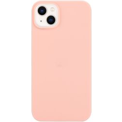 Mobigear Colors iPhone 14 Plus Hoesje Flexibel TPU Backcover - Pastelroze