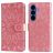 Mobigear Sunflower Samsung Galaxy S26 Plus Hoesje Bookcase Portemonnee - Roségoud
