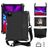Mobigear HexStrap iPad Air 4 (2020) Hoes Hard Kunststof,EVA Schuim Backcover + Stylus Houder + Schouderband + Standaard - Zwart