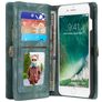 Caseme 008 iPhone 7 Plus Hoesje Uitneembare 2in1 Bookcase Portemonnee - Groen