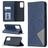 Mobigear Rhombus Slim Samsung Galaxy A52 Hoesje Bookcase - Blauw