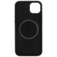 Mobiparts iPhone 14 Plus Siliconen MagSafe Hoesje Backcover - Zwart