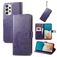Mobigear Clover Samsung Galaxy A73 Hoesje Bookcase Portemonnee - Paars