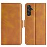 Mobigear Slim Magnet Samsung Galaxy M55 Hoesje Bookcase Portemonnee - Cognac