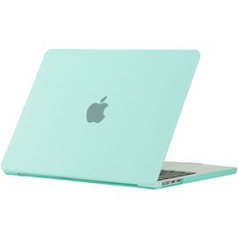 Mobigear Matte MacBook Air 15 Inch (2023-2025) Hoes Hardshell Laptopcover MacBook Case - Groen - Model A2941 / A3114 / A3241