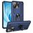 Mobigear Armor Ring Xiaomi Mi 11 Lite Hoesje Hardcase Backcover Shockproof met Ringhouder - Blauw