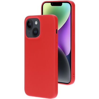 Mobiparts iPhone 14 Plus Siliconen Hoesje Backcover - Scarlet Red