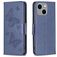 Mobigear Butterfly iPhone 15 Plus Hoesje Bookcase Portemonnee - Blauw