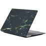 Mobigear Marble MacBook Air 13 Inch (2018-2020) Hoes Hardshell Laptopcover MacBook Case - Zwart / Bruin - Model A1932 / A2179 / A2337