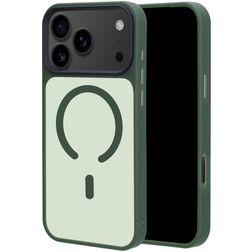 Mobiparts Hardcover iPhone 18 Pro Max MagSafe Hoesje Hardcase Backcover - Satin Green