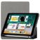 Mobigear Tri-Fold Gel iPad 6 (2018) Hoes TPU,Kunstleer Bookcase + Stylus Houder - Grijs