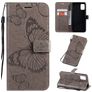 Mobigear Butterfly Samsung Galaxy A51 Hoesje Bookcase Portemonnee - Grijs