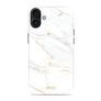 MIO iPhone 16 MagSafe Hoesje Hardcase Backcover - White Marble
