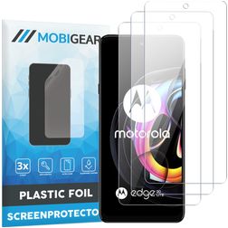 Mobigear Motorola Edge 20 Lite Screenprotector Folie - Case Friendly (3-Pack)