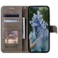 Mobigear Mandala Samsung Galaxy S25 FE Hoesje Bookcase Portemonnee - Grijs