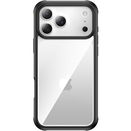 Valenta Full Cover Doorzichtig iPhone 17 Pro Max Hoesje Gehard glas Backcover Shockproof - Transparant