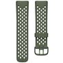Mobigear Sport Plus Buckle Siliconen Fitbit Charge 5 Bandje Gespsluiting - Groen