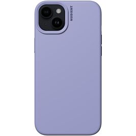 Nudient Base iPhone 15 Plus Siliconen Hoesje Backcover - Soft Purple Nudient Base iPhone 15 Plus Siliconen Hoesje Backcover - Soft Purple