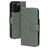 Mobiparts Classic Wallet MagSafe iPhone 16 Pro MagSafe Hoesje Bookcase Portemonnee - Stone Green