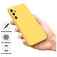 Mobigear Colors Samsung Galaxy A35 Siliconen Hoesje Backcover - Geel