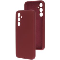 Mobiparts Samsung Galaxy A54 Siliconen Hoesje Backcover - Plum Red