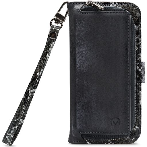 Mobilize Gelly Zipper Samsung Galaxy A50 Hoesje Uitneembare 2in1 Clutch - Zwart