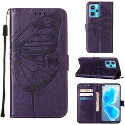 Mobigear Butterfly Realme 9 Pro Plus Hoesje Bookcase Portemonnee - Paars