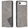 Mobigear Rhombus Slim iPhone Air Hoesje Bookcase - Grijs
