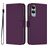 Mobigear Urban Wallet Samsung Galaxy S25 Edge Hoesje Bookcase Portemonnee - Paars