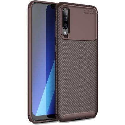 Mobigear Racing OPPO Reno 3 4G Hoesje Flexibel TPU Backcover - Bruin