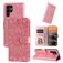 Mobigear Sunflower Samsung Galaxy S23 Ultra Hoesje Bookcase Portemonnee - Roze