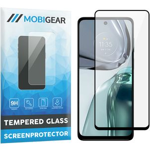Mobigear Premium Motorola Moto G62 Glazen Screenprotector - Case Friendly - Zwart