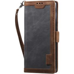 Mobigear Two Tone Huawei P40 Pro Hoesje Bookcase Portemonnee - Grijs