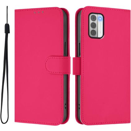 Mobigear Urban Wallet Nokia G42 Hoesje Bookcase Portemonnee - Rood