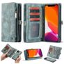 Caseme 008 iPhone 11 Pro Max Hoesje Uitneembare 2in1 Bookcase Portemonnee - Blauw