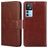 Mobigear Wallet Xiaomi 12T Pro Hoesje Bookcase Portemonnee - Bruin
