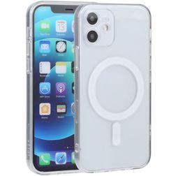 Mobigear Crystal Doorzichtig iPhone 12 Mini MagSafe Hoesje Hardcase Backcover - Transparant
