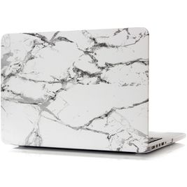 Mobigear Marble MacBook Pro 13 Inch (2012-2015) Hoes Hardshell Laptopcover MacBook Case - Wit - Model A1425 / A1502