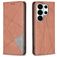 Mobigear Rhombus Slim Samsung Galaxy S26 Ultra Hoesje Bookcase - Bruin