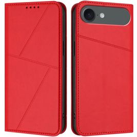 Mobigear Frosted Flip iPhone Air Hoesje Bookcase Portemonnee - Rood