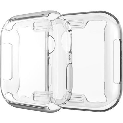 Mobigear Royal Dun Apple Watch - 40 mm Hoesje Flexibel TPU - Zilver