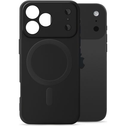 My Style Protective Flex iPhone 17 Pro Max MagSafe Hoesje Flexibel TPU Backcover - Zwart