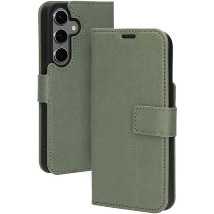 Mobiparts Classic Wallet Samsung Galaxy S24 Hoesje Bookcase Portemonnee - Stone Green