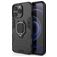 Mobigear Armor Ring iPhone 13 Pro Hoesje Hardcase Backcover Shockproof met Ringhouder - Zwart